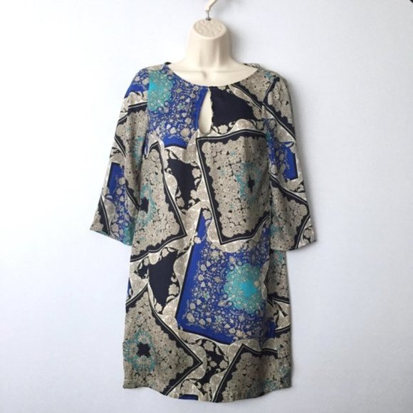 ZARA Paisley Patchwork Tunic Dress - Picture 3 of 7